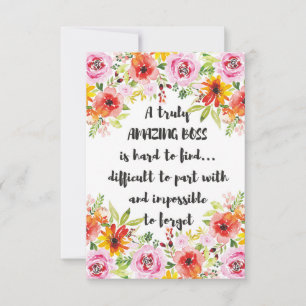 Citation de patron incroyable Cadeau d'appréciatio