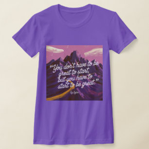 Citation de productivité Zig Ziglar T-shirt