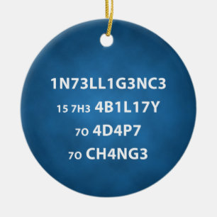 Citation de renseignement ornement du cercle