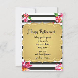 Citation de retraite heureuse Cadeau d'adieu