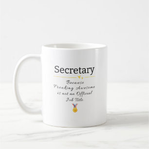 Citation de secrétaire géniale Mug