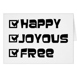 Citation de slogan Joyeux Libre texte graphique am