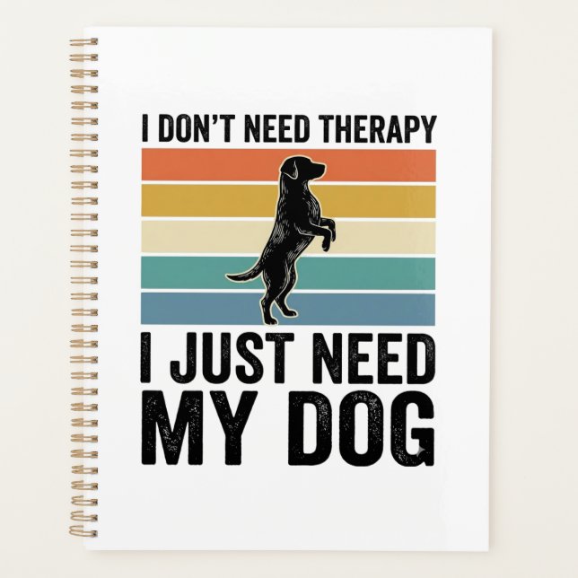 Citation de thérapie pour amateur de chiens Design (Devant)