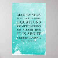 Citation de Thurston - Math Posters