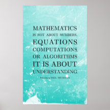 Citation de Thurston - Math Posters