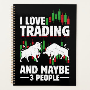 Citation de trading amusante Taureau & chandelier