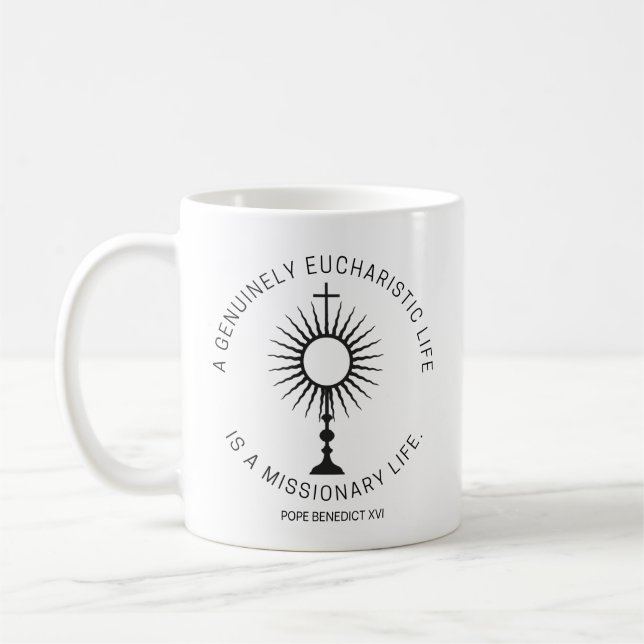 Citation de vie missionnaire Mug (Gauche)