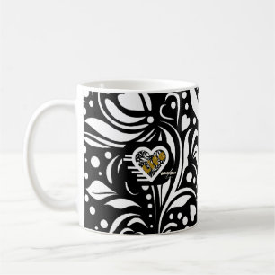 Citation de vie Mug noir par la poète Adiela Akoo