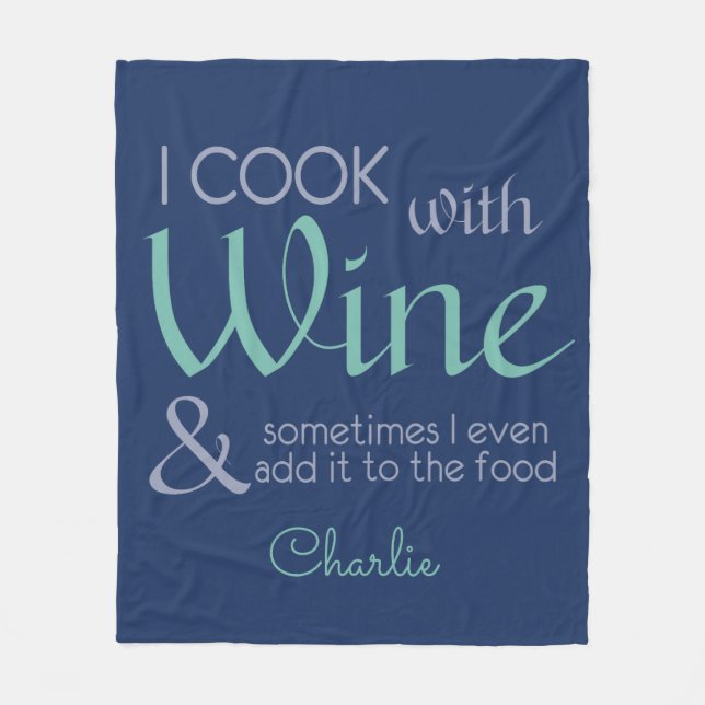 Citation de vin nom personnalisé couvertures en to (Devant)
