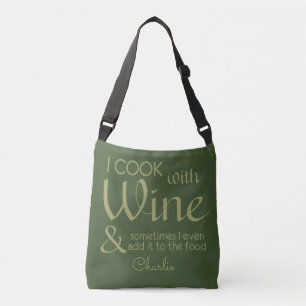 Citation de vin sacs de nom personnalisés