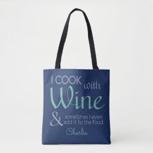 Citation de vin sacs de nom personnalisés