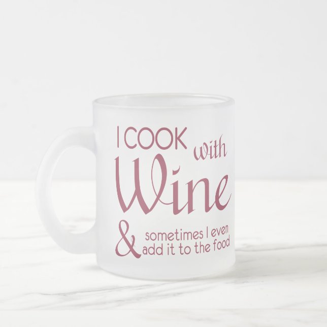 Citation de vin tasses de nom personnalisé (Gauche)