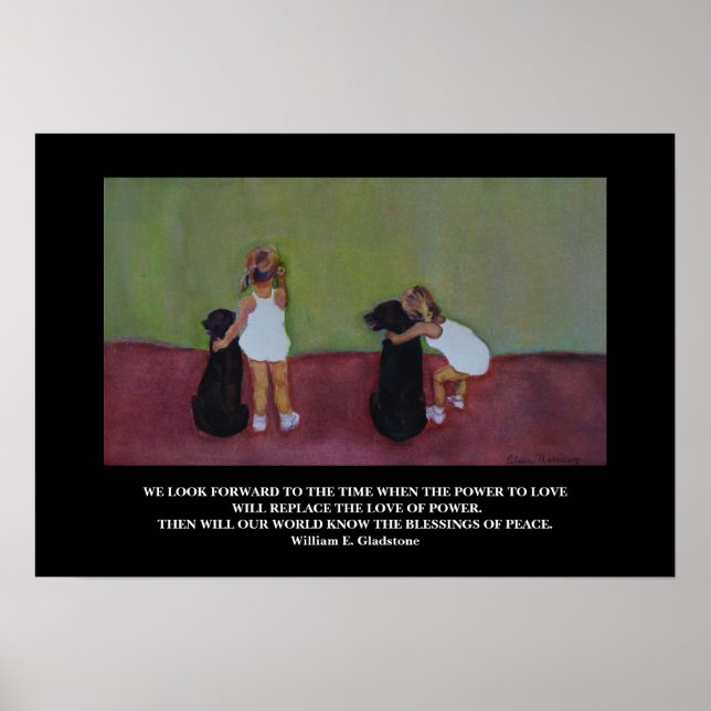 Citation de William E. Gladstone - Poster (Devant)