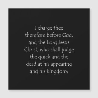 Citation d'écriture 2 Timothée 4 1