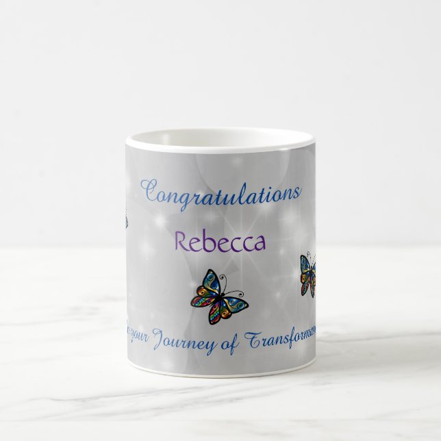 Citation d'encouragement personnalisée Mug (Centre)