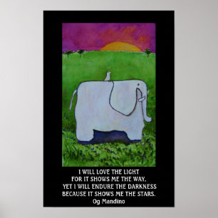 Citation d'Og Mandino - AFFICHE