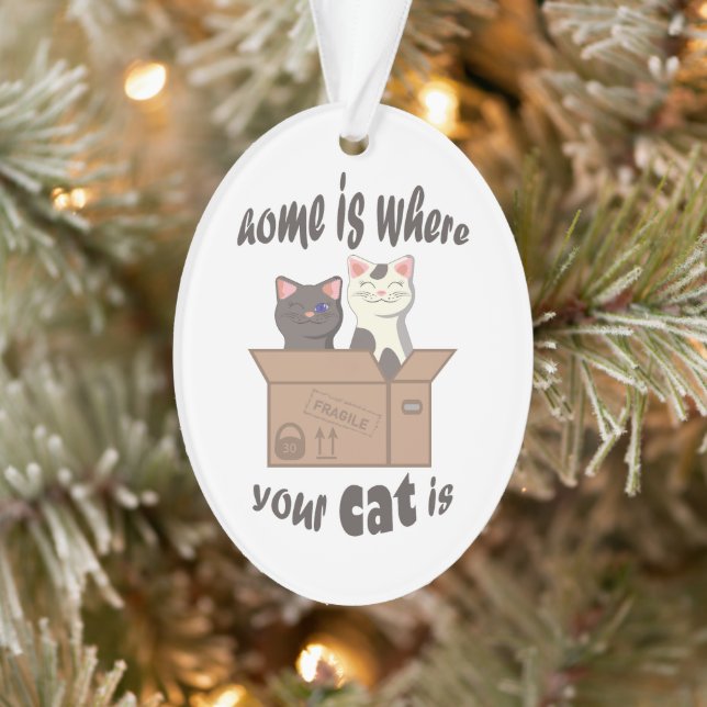 Citation drôle Accueil est où est votre chat (Arbre)