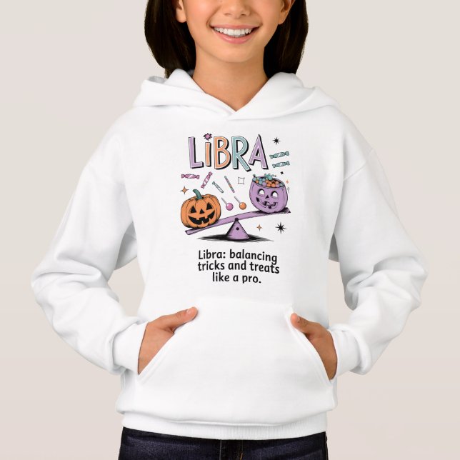 Citation drôle de Halloween Libra Zodiac (Devant)