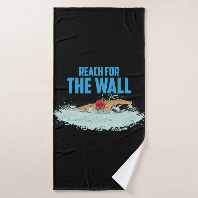 Citation drôle de natation Cadeau pour nageur (Serviette de bain)