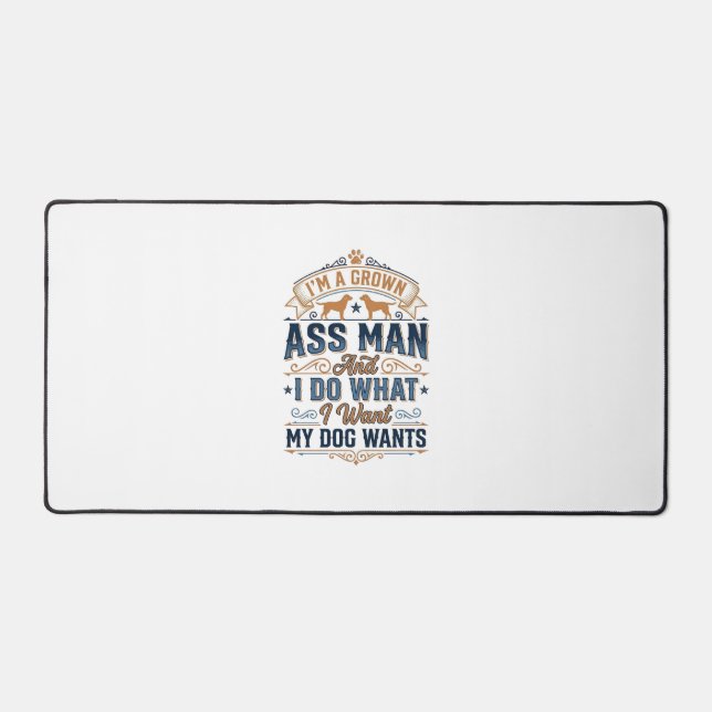 Citation drôle de propriétaire de chien Design vec (Recto)