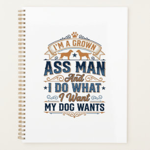Citation drôle de propriétaire de chien Design vec
