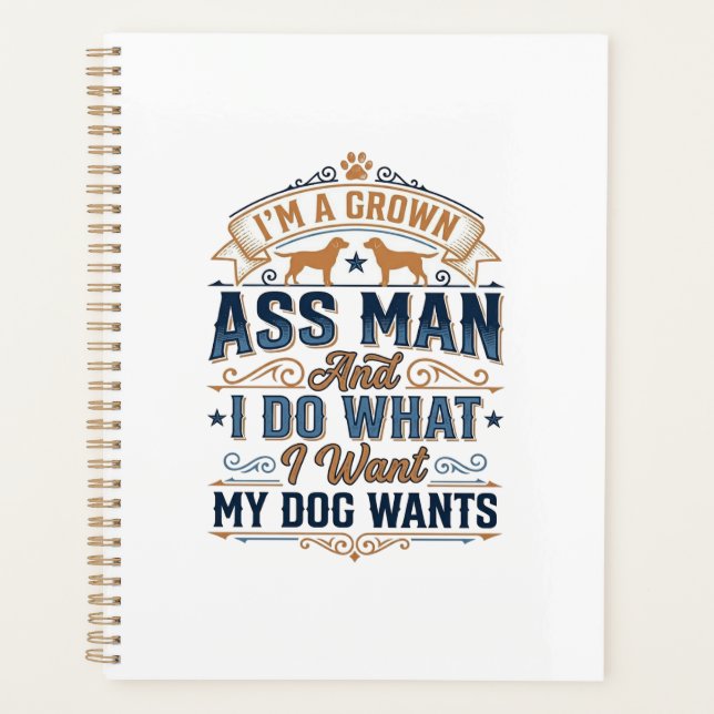 Citation drôle de propriétaire de chien Design vec (Devant)