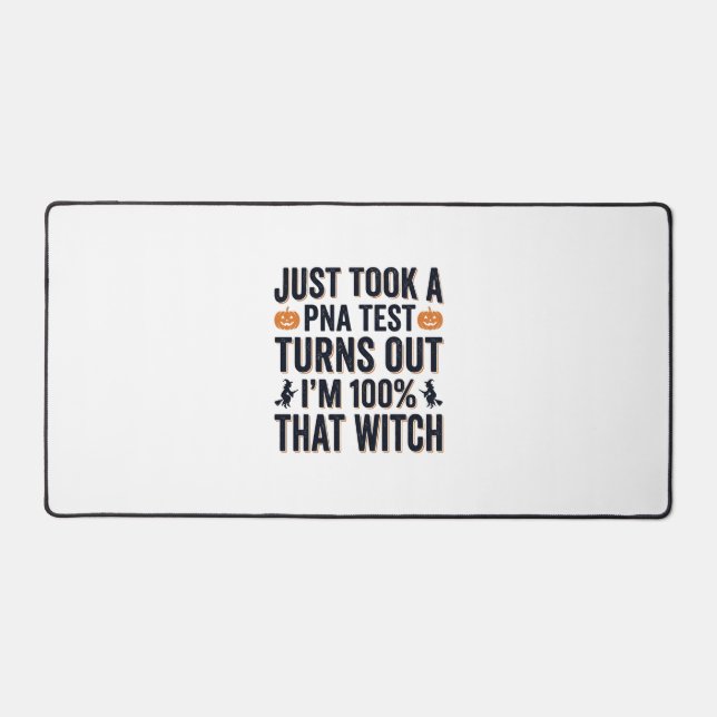 Citation drôle de sorcière pour test de Halloween  (Recto)