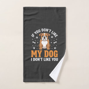 Citation drôle Mon chien Bouledogue