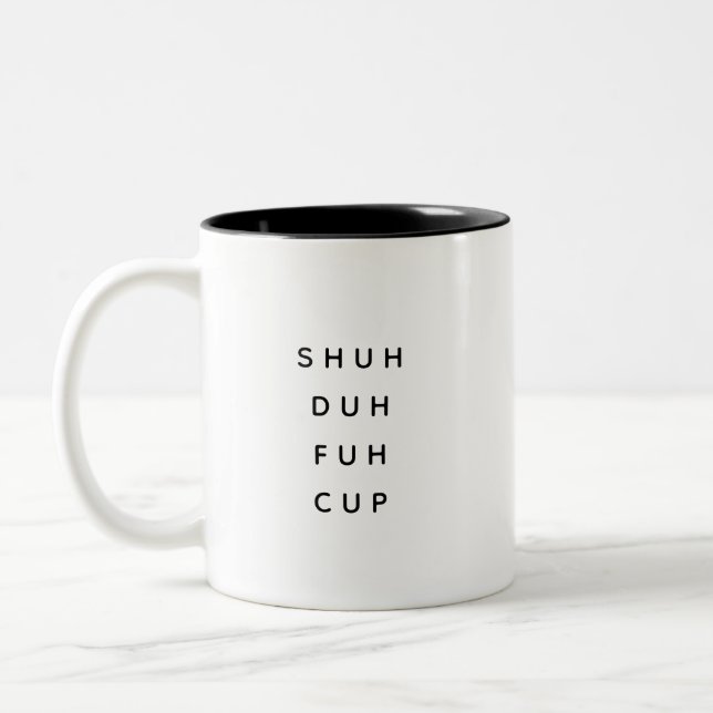 Citation drôle pour collègue moderne Mug Café Bico (Gauche)