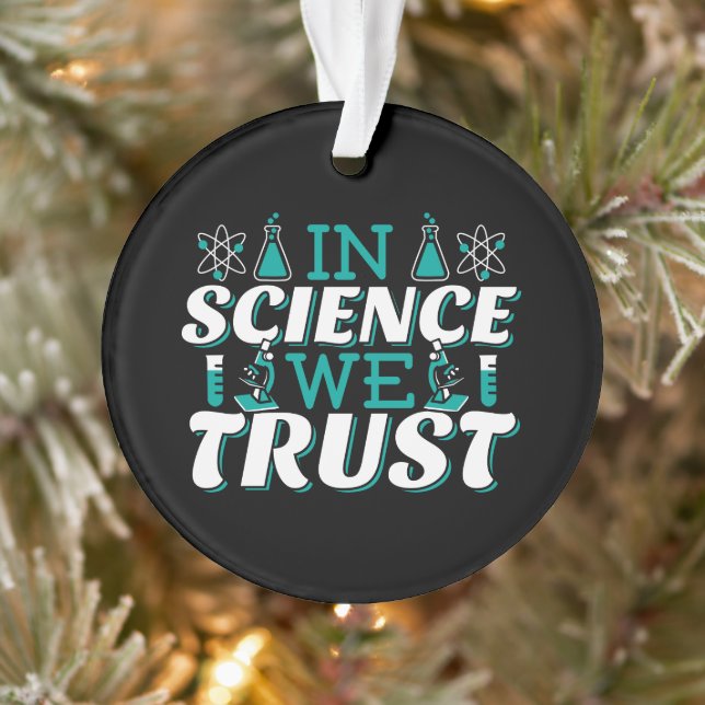 Citation 'En la Science, nous croyons' - Enseignan (Arbre)