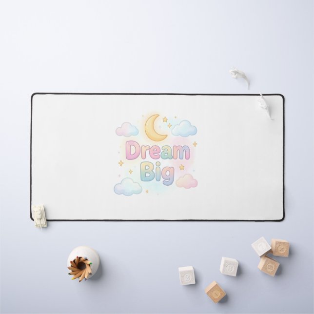 Citation fantaisiste pastel sur fond blanc (Tableau pour enfants)