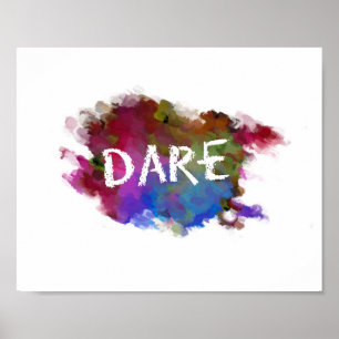 citation inspirante affiche coloré traits de peint