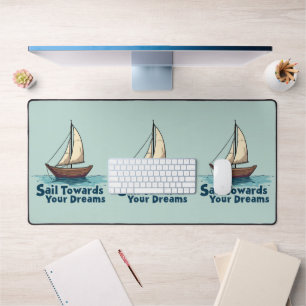 Citation Inspirante de Voilier Vintage Nautical