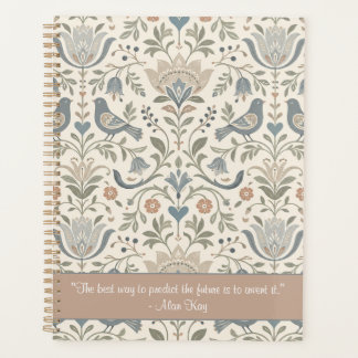 Citation Inspirante Fleurs Oiseaux Scandinaves