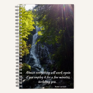 citation inspirante - photo nature - journal