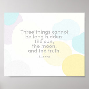 citation inspirante poster Bouddha sur le texte de