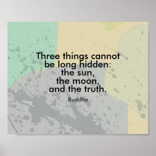 citation inspirante poster Bouddha sur le texte de