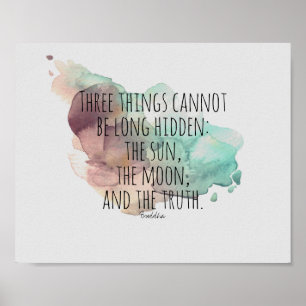 citation inspirante poster Bouddha sur le texte de