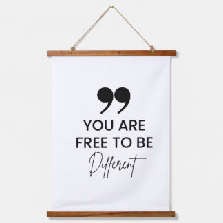 Citation Inspiration Bois Taché Tapisserie murale