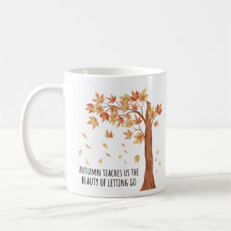 Citation Inspiration Mug de café - Design d'aquare