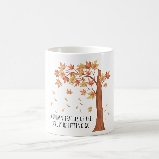 Citation Inspiration Mug de café - Design d'aquare (Centre)