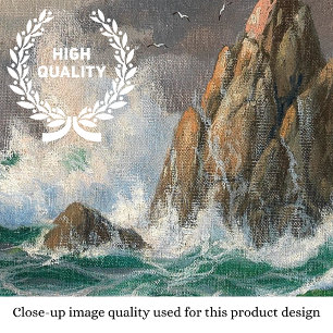 Citation Inspiration Vintage Art Seascape Mat
