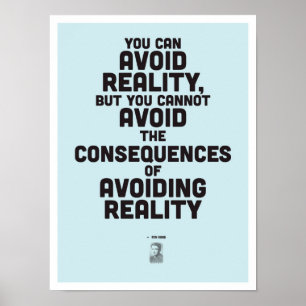 Citation Inspirationnelle Ayn Rand - Poster de phi