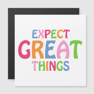 Citation Inspirationnelle Carte magnétique colorée