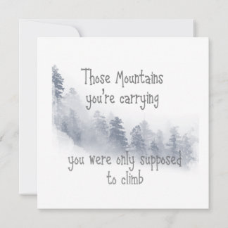 Citation Inspirationnelle Ces montagnes que vous p