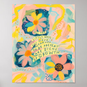 Citation Inspirationnelle Encourageante Poster - F