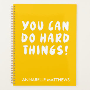 Citation Inspirationnelle Jaune Positive