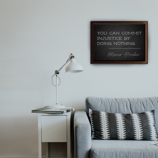 Citation latine affiche motivation de la justice (Créateur téléchargé)