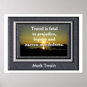Citation Mark Twain - Poster