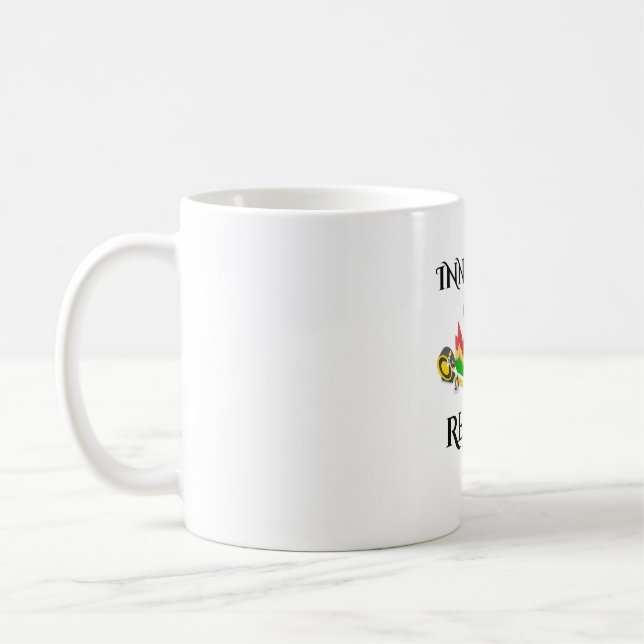 "Citation Motivational Fitness - Hustle Coffee Mug (Gauche)